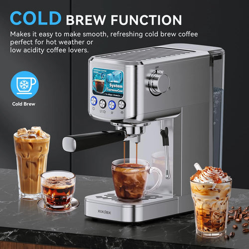 XIXUBX® 20Bar Espresso Machine with Milk Frother & 42oz Water Tank